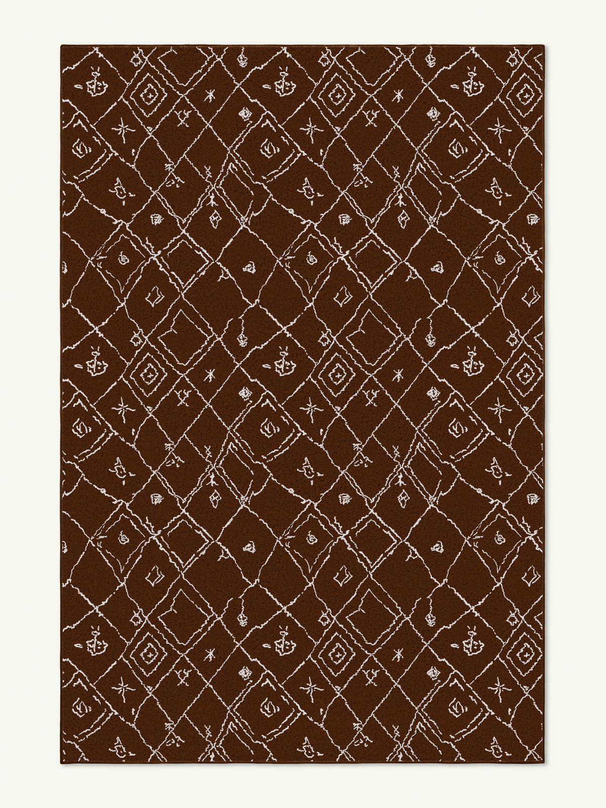 Logic Brown Cotton Feel Rug