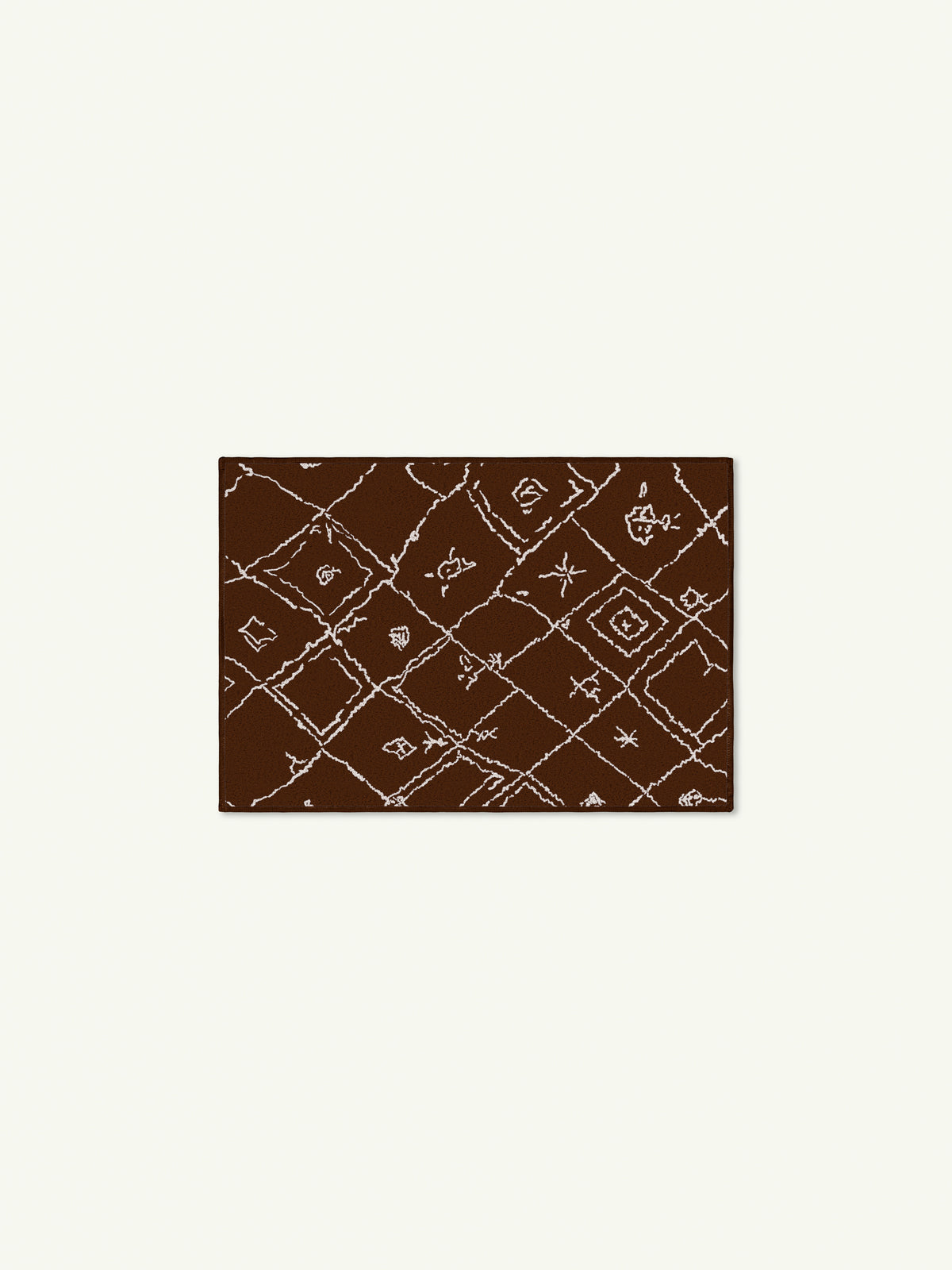 Logic Brown Cotton Feel Rug
