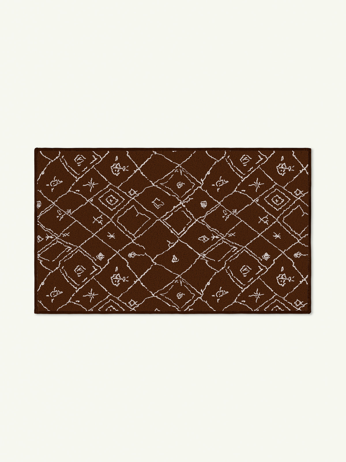 Logic Brown Cotton Feel Rug