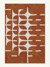 Echo Brown Cotton Feel Rug