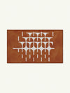 Echo Brown Cotton Feel Rug