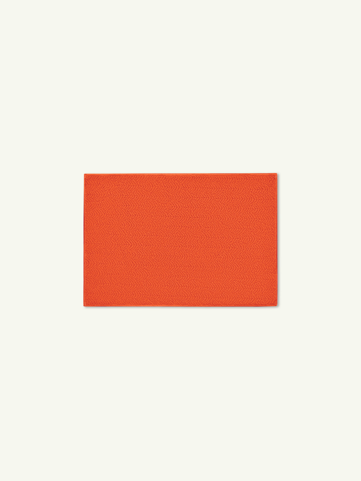 Peace Burnt Orange Vegan Shearling Rug