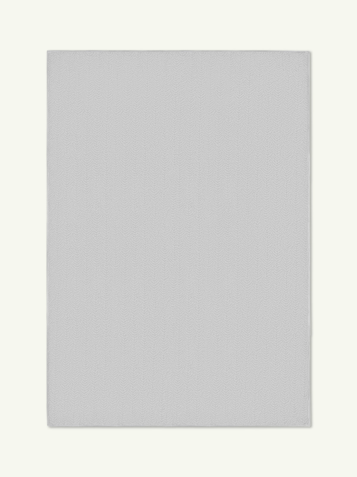 Peace Light Gray Vegan Shearling Rug