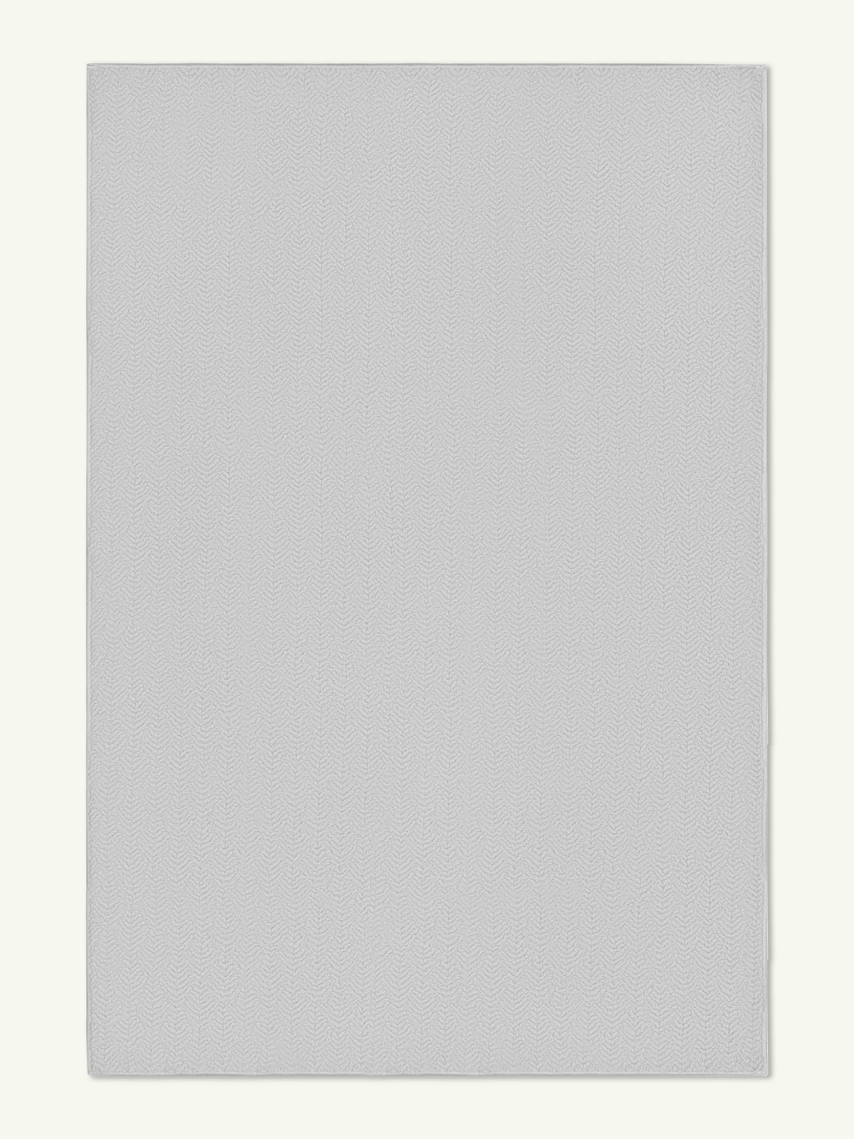 Peace Light Gray Vegan Shearling Rug