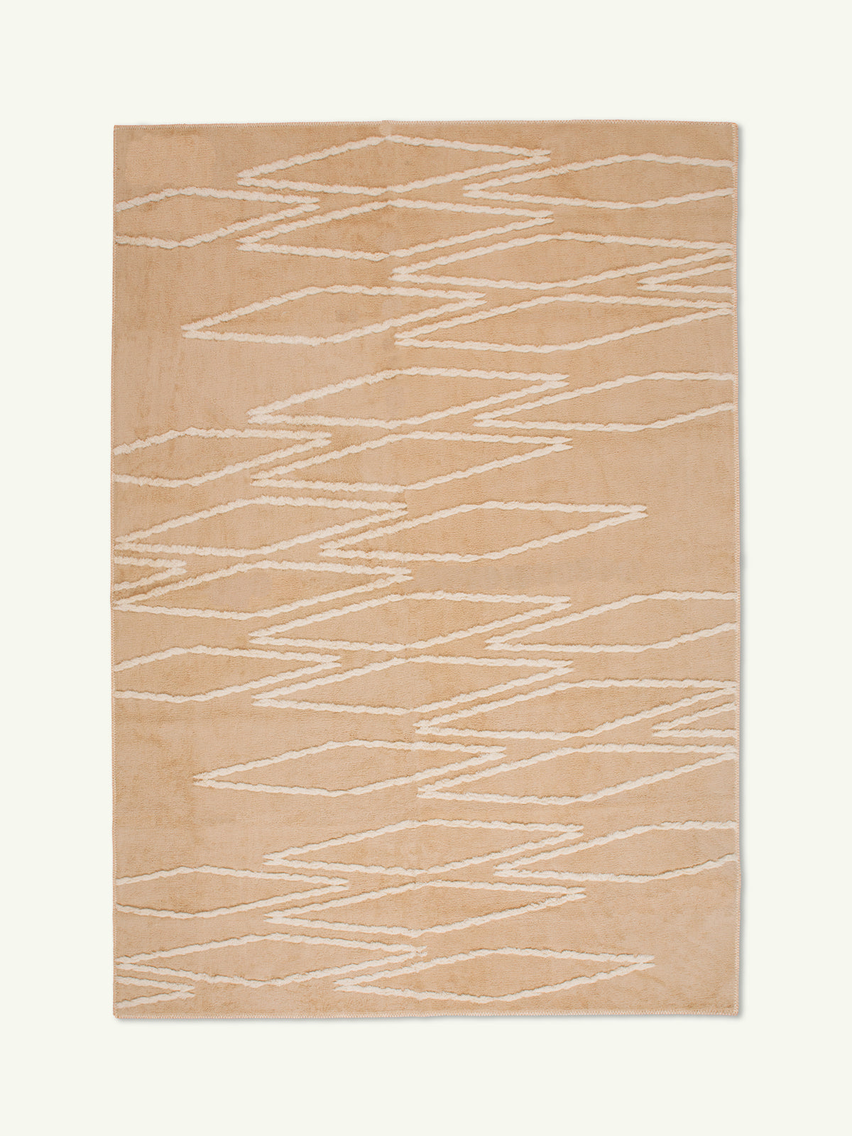 Resonant  Bone Cotton Feel Rug