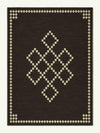 Centre Charcoal Chenille Rug