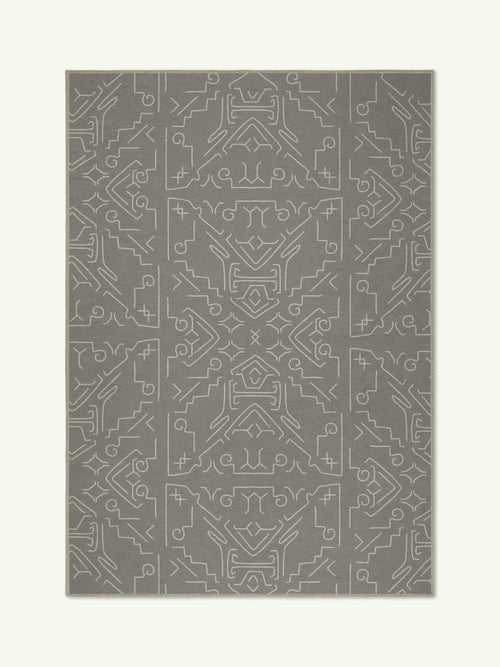 Theory  bone chenille rug