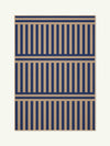 Plinth Royal Blue New Jute Rug