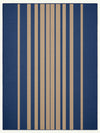Illusion Blue New Jute Rug