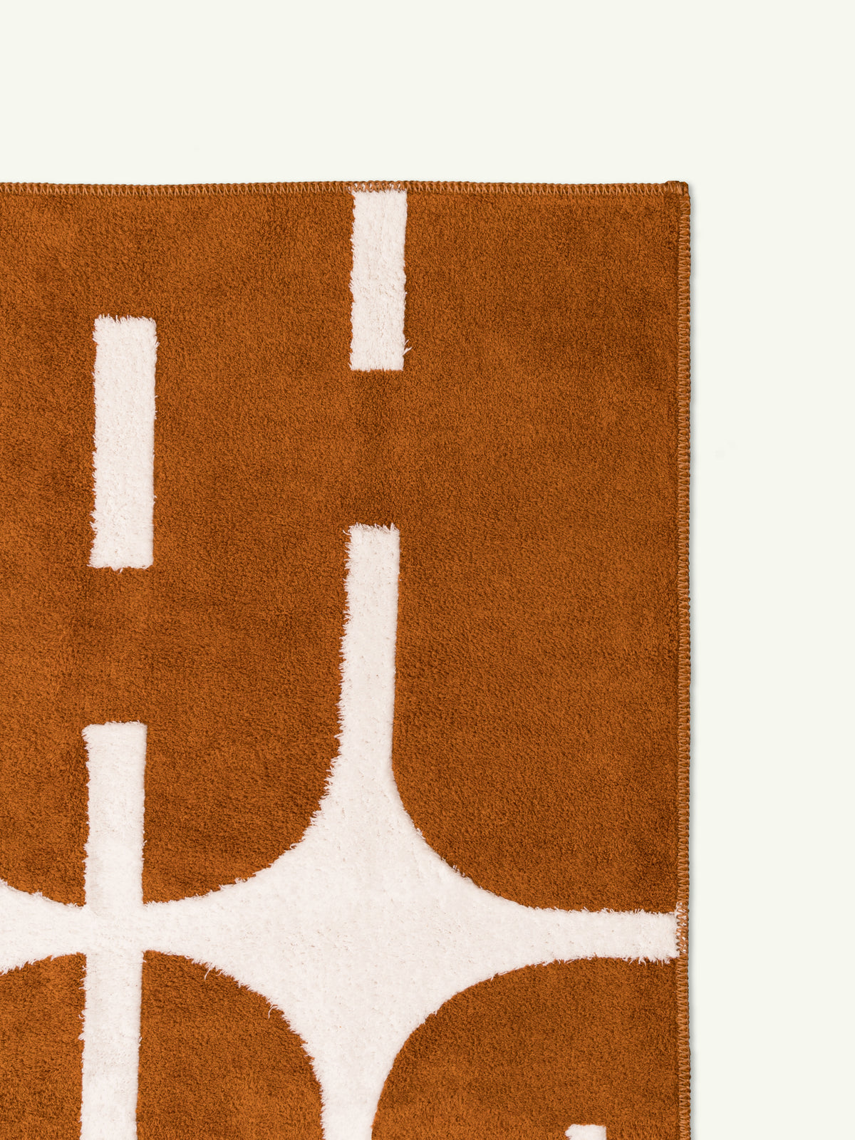 Echo Brown Cotton Feel Rug