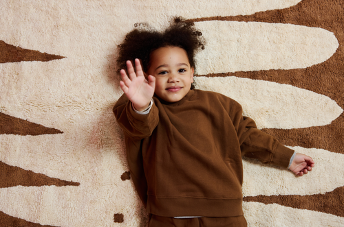 Our Kids Washable Organic Cotton Rugs are here: built for everyday life and all its mess