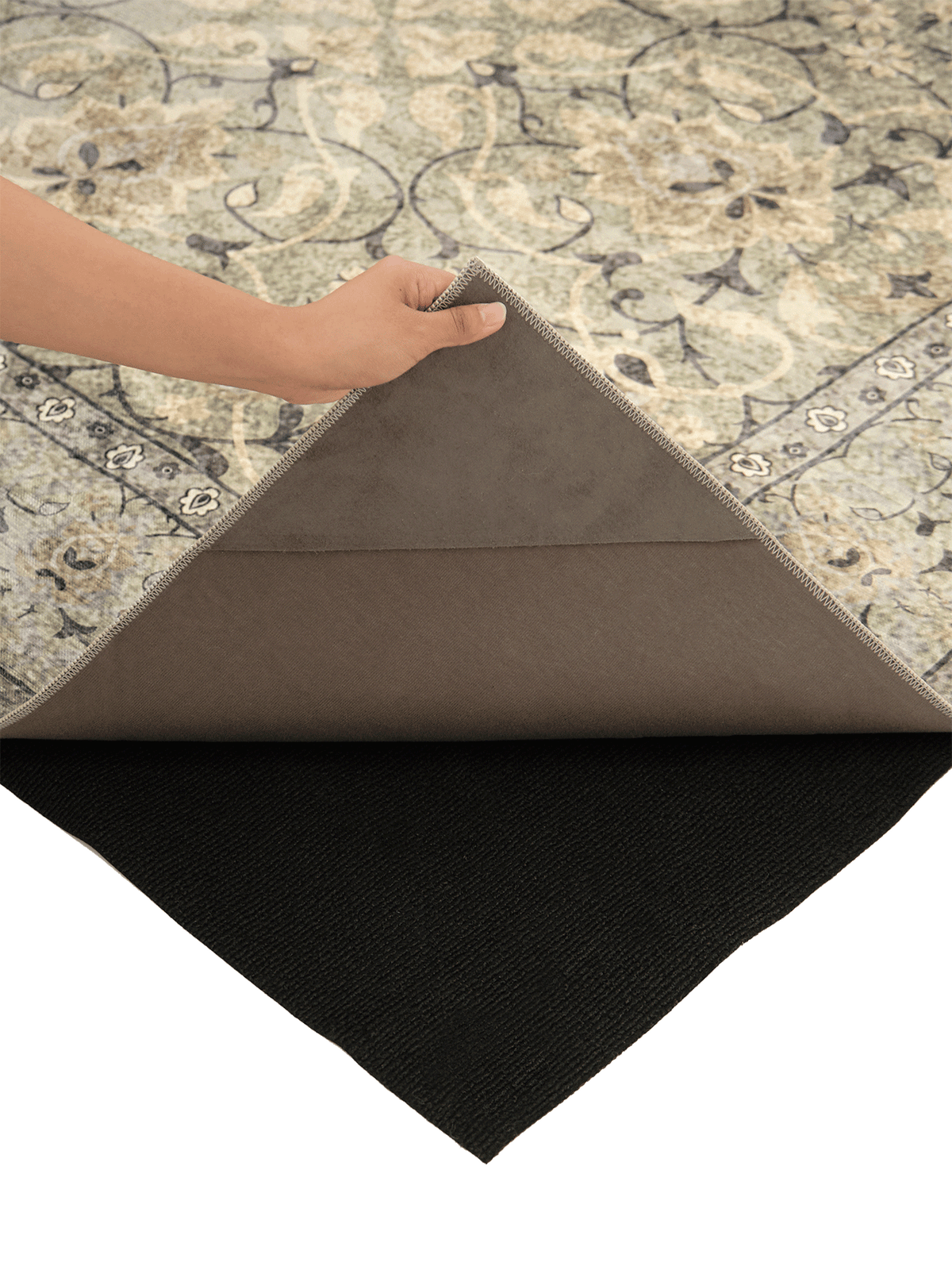 Motif Olive Chenille Rug