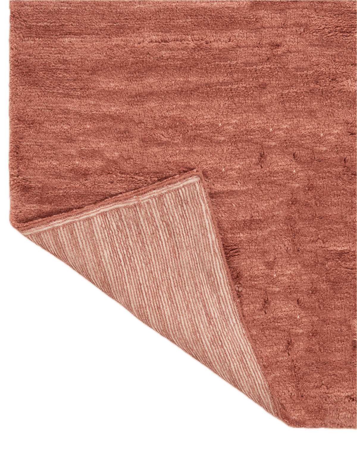 Otago Terracotta Washable Wool Berber Rug Washable Wool Rug Double