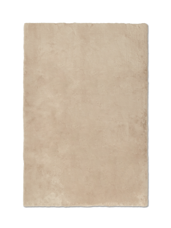 Rowan cream vegan silk rug