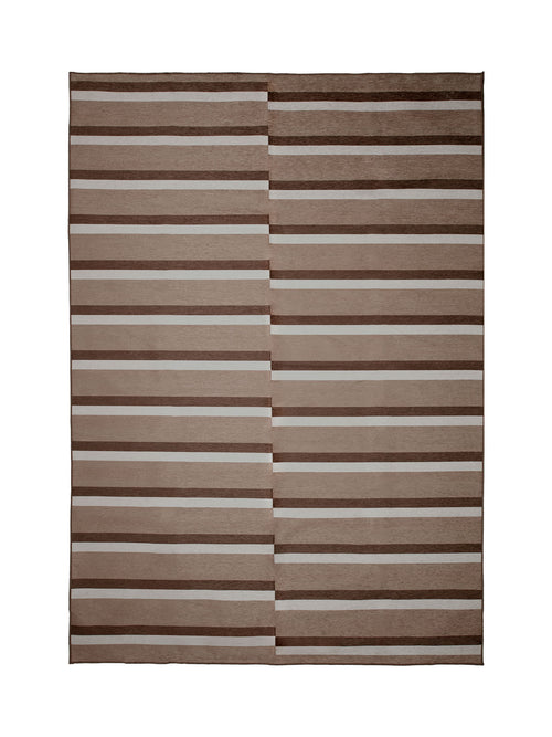 Carrel brown chenille rug