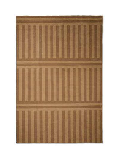 Plinth mocha chenille rug