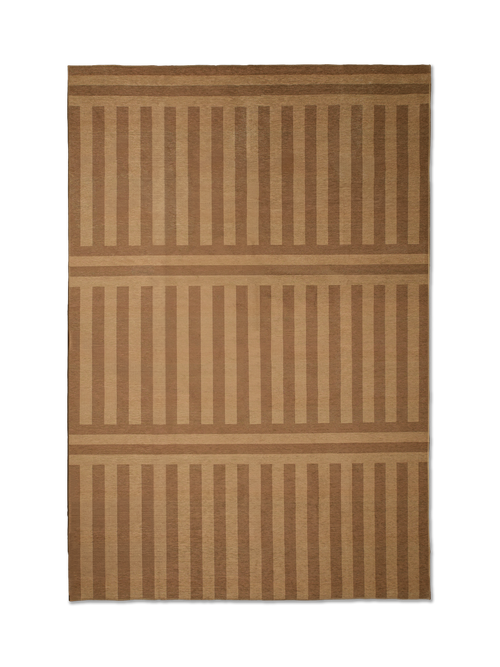 Plinth mocha chenille rug