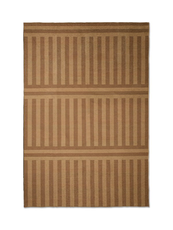 Plinth mocha chenille rug