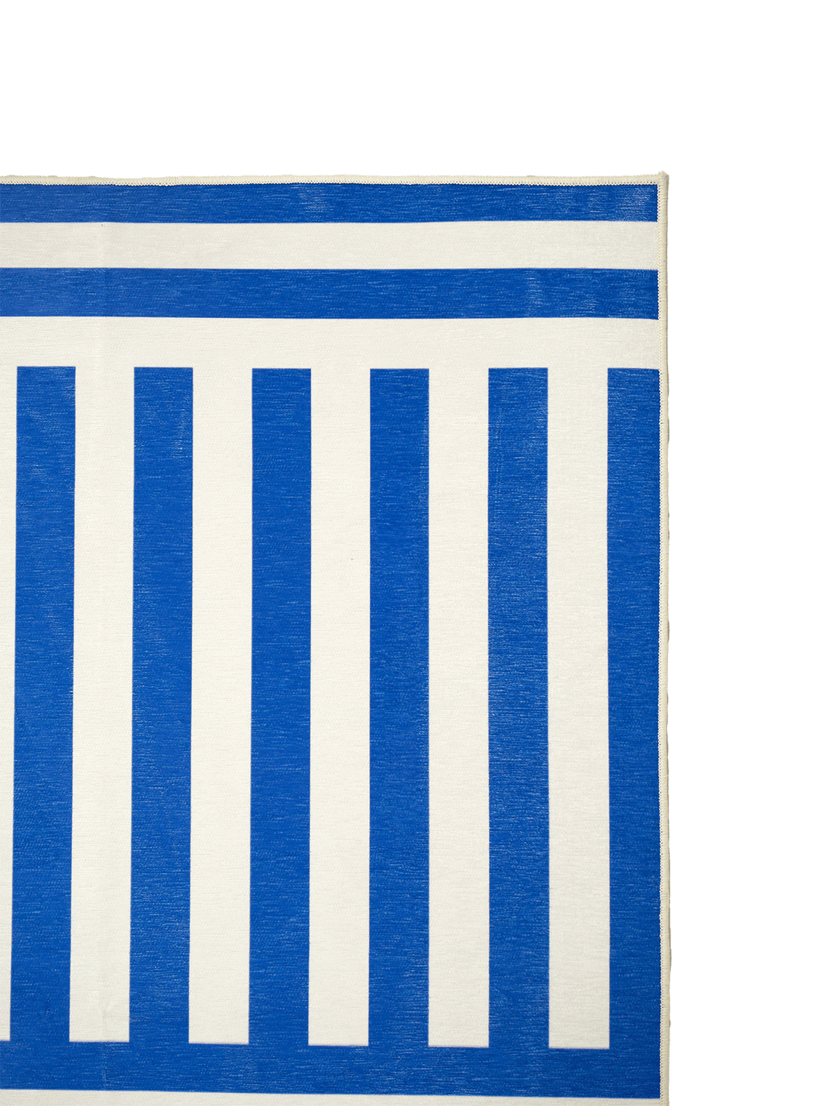 Plinth Royal Blue Chenille Rug