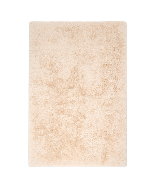 Solace cream vegan flokati rug