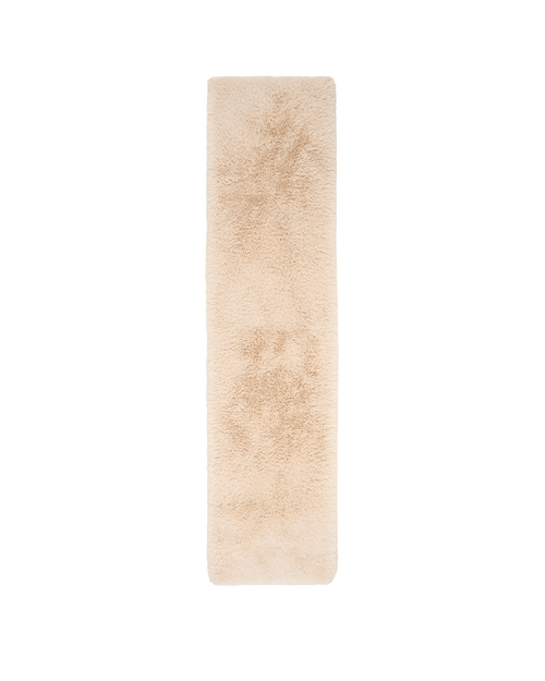 Solace cream vegan flokati runner rugs double.online standard system 90x150cm