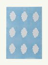 Clouds Light Blue Cotton Feel Rug