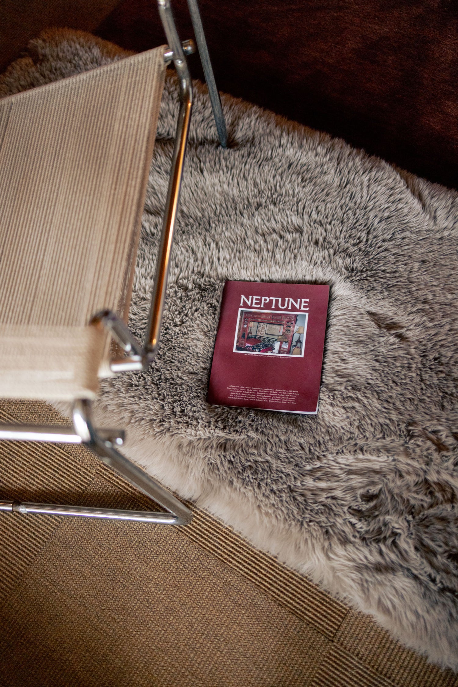 Solace Taupe Vegan Flokati Rug