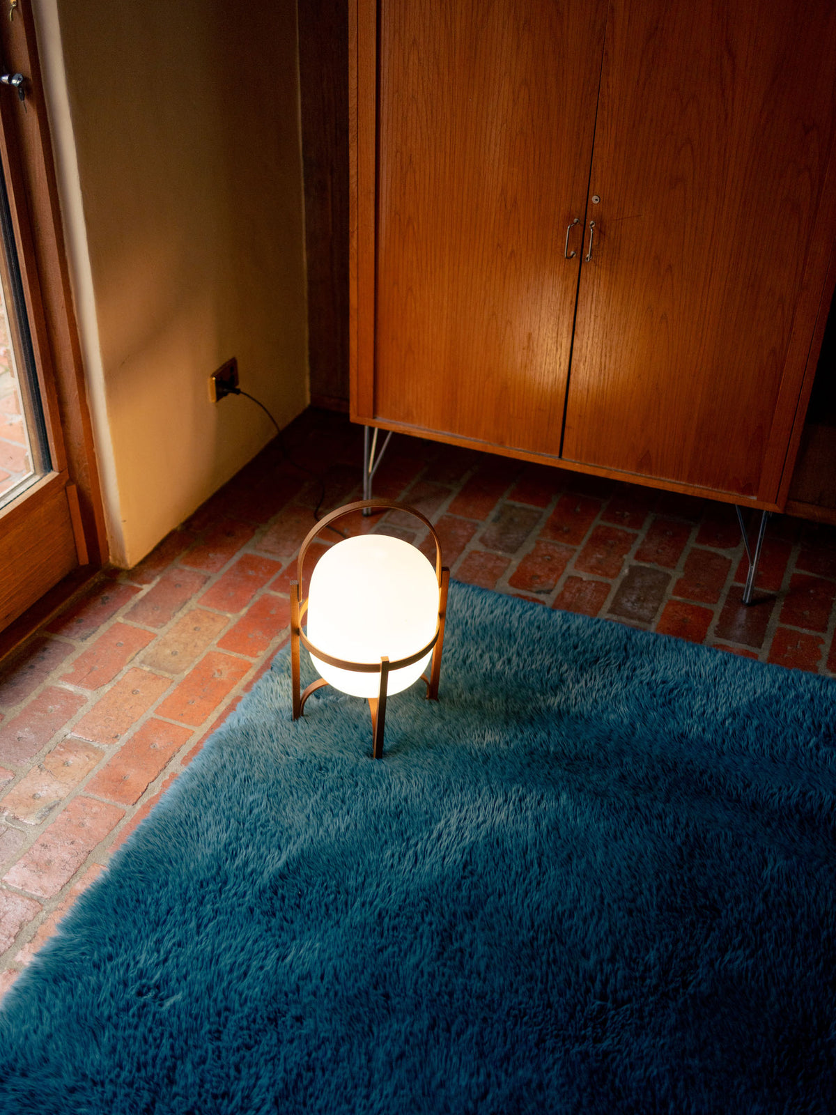 Solace Steel Blue Vegan Flokati Rug Rugs double.online