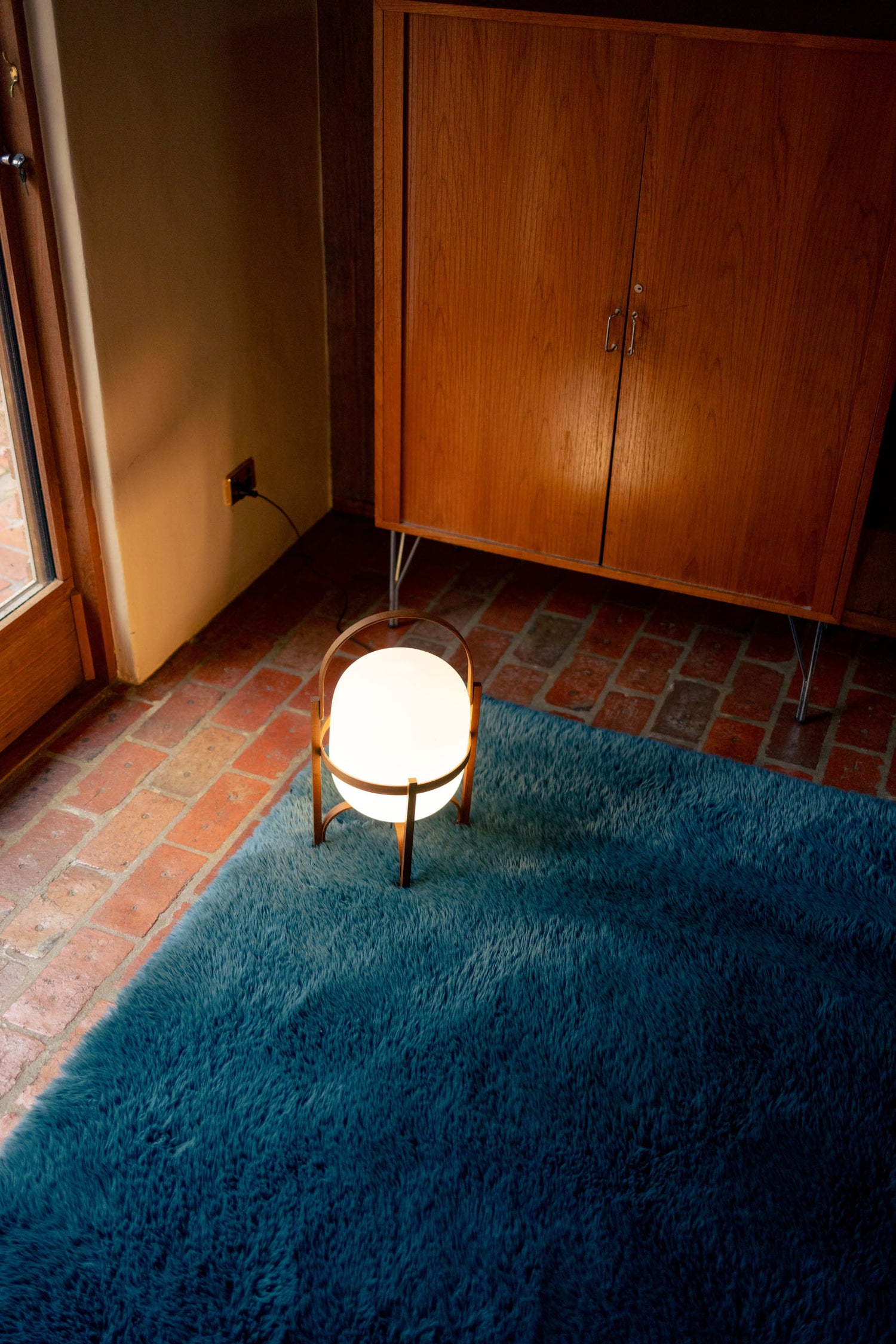 Solace Steel Blue Vegan Flokati Rug Rugs double.online