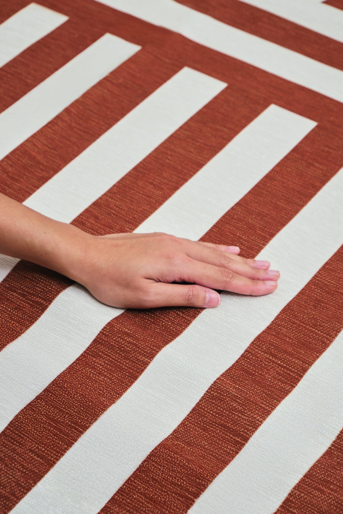 Plinth Brown Chenille Rug