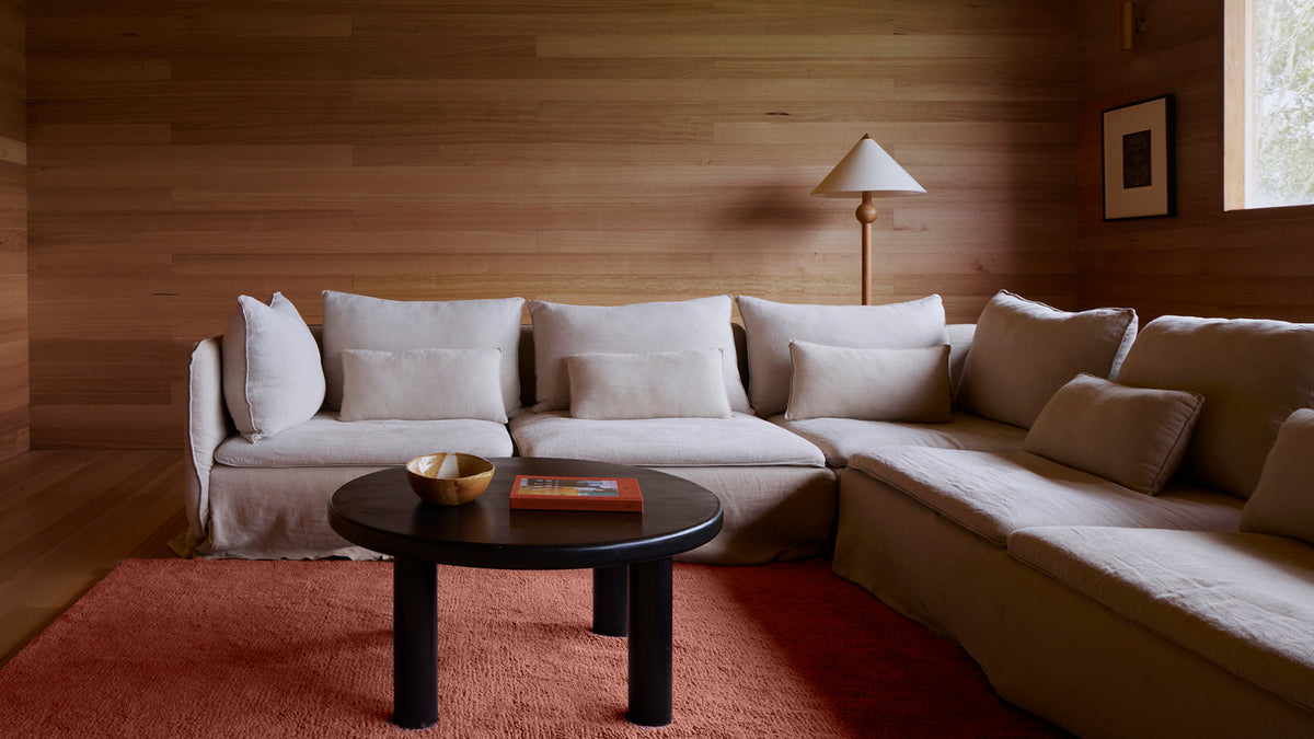 Otago Terracotta Washable Wool Berber Rug