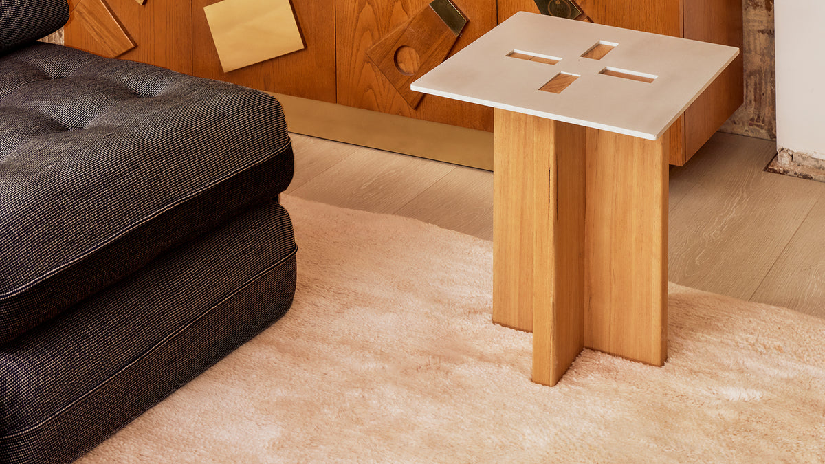 Waikato Soft Cream Washable Wool Abrash Dyed Swatch