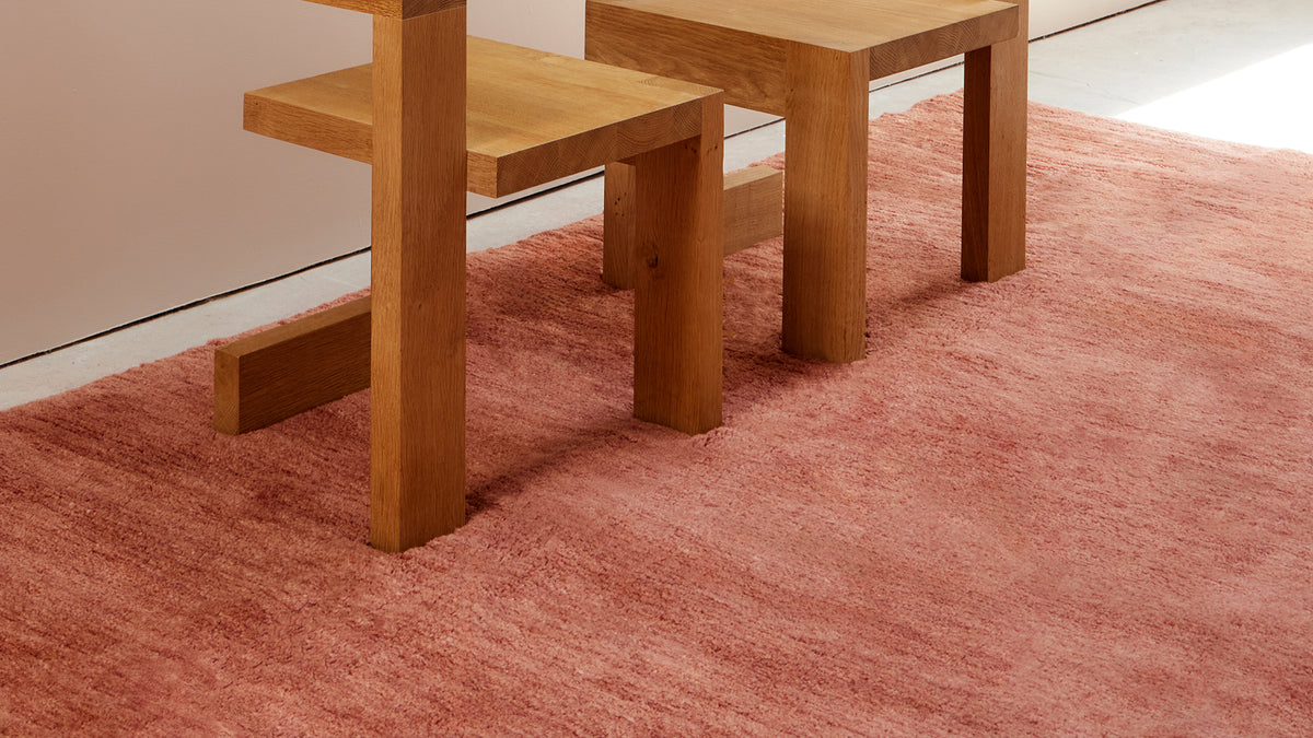 Waikato Terracotta Washable Wool Abrash Dyed Rug