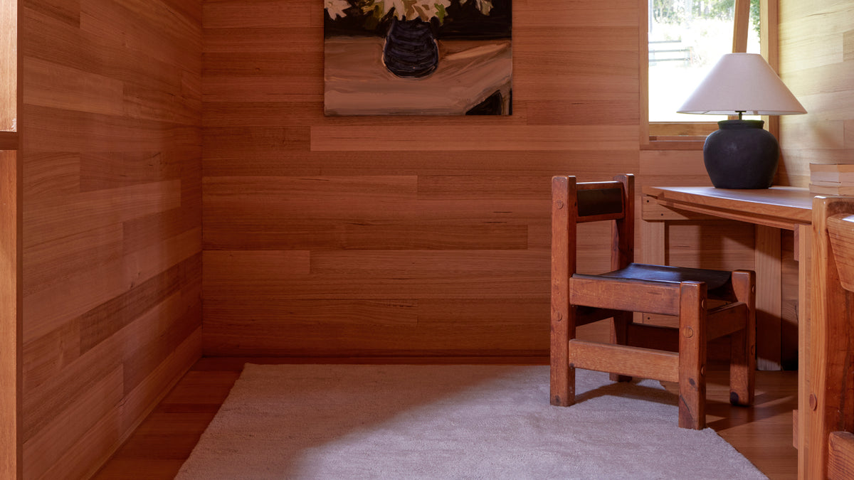 Otago Blue Ash Washable Wool Berber Rug