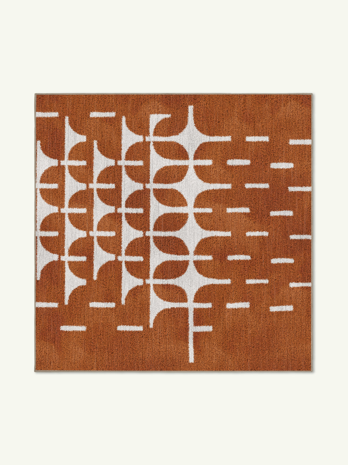 Echo Brown Cotton Feel Rug