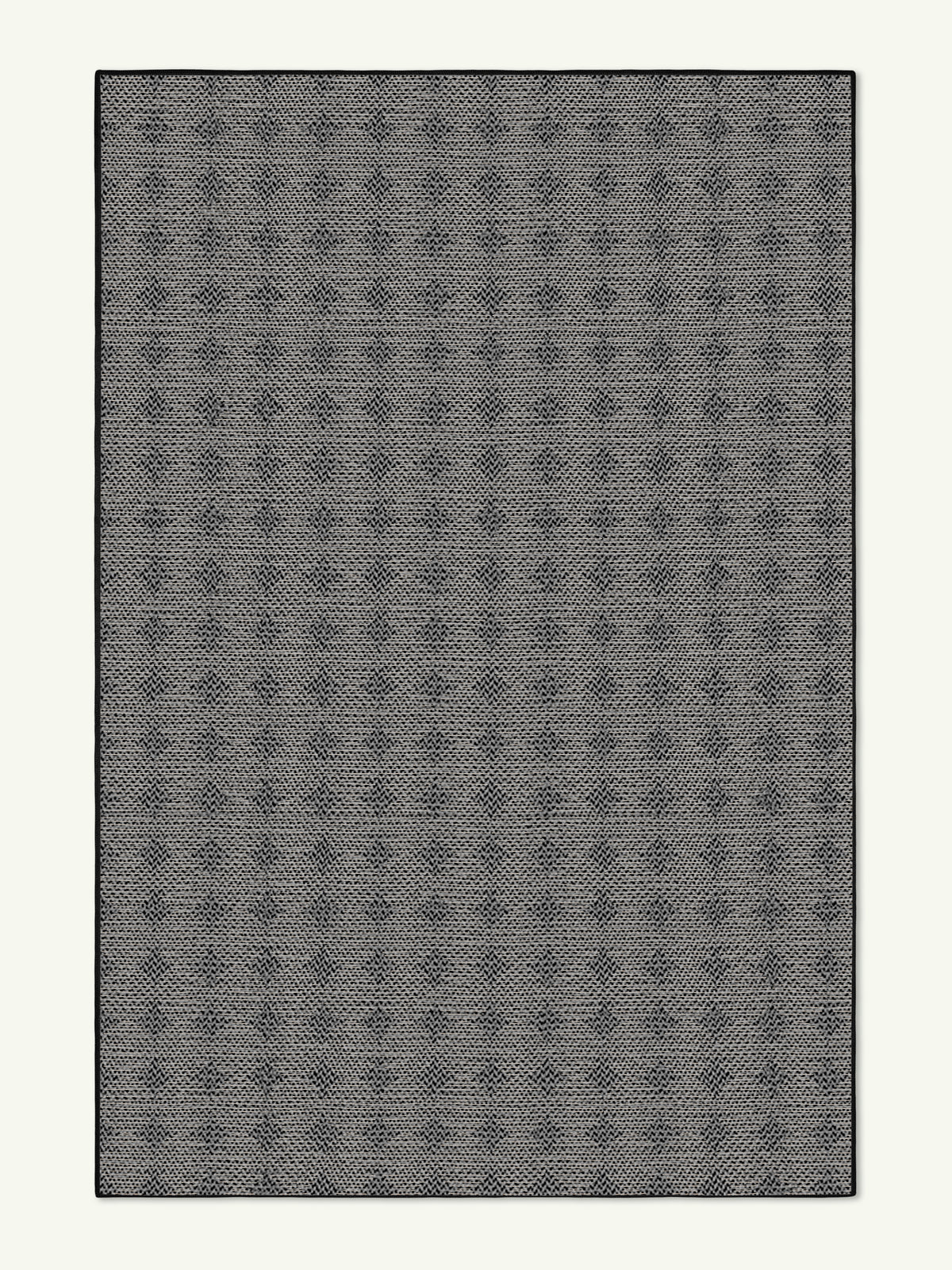 Moon Black New Jute Rug