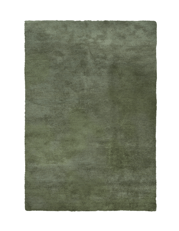Otago dark olive washable wool berber rug
