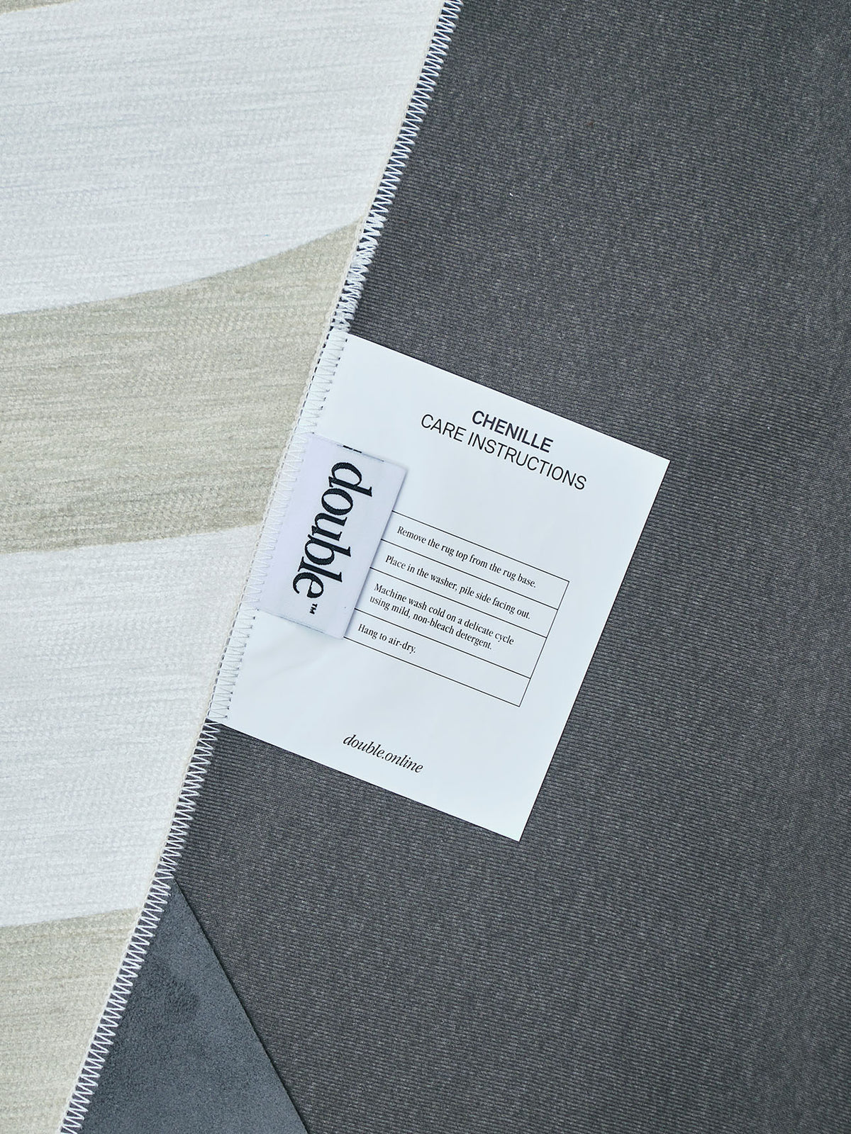 Billow Bone Chenille Rug