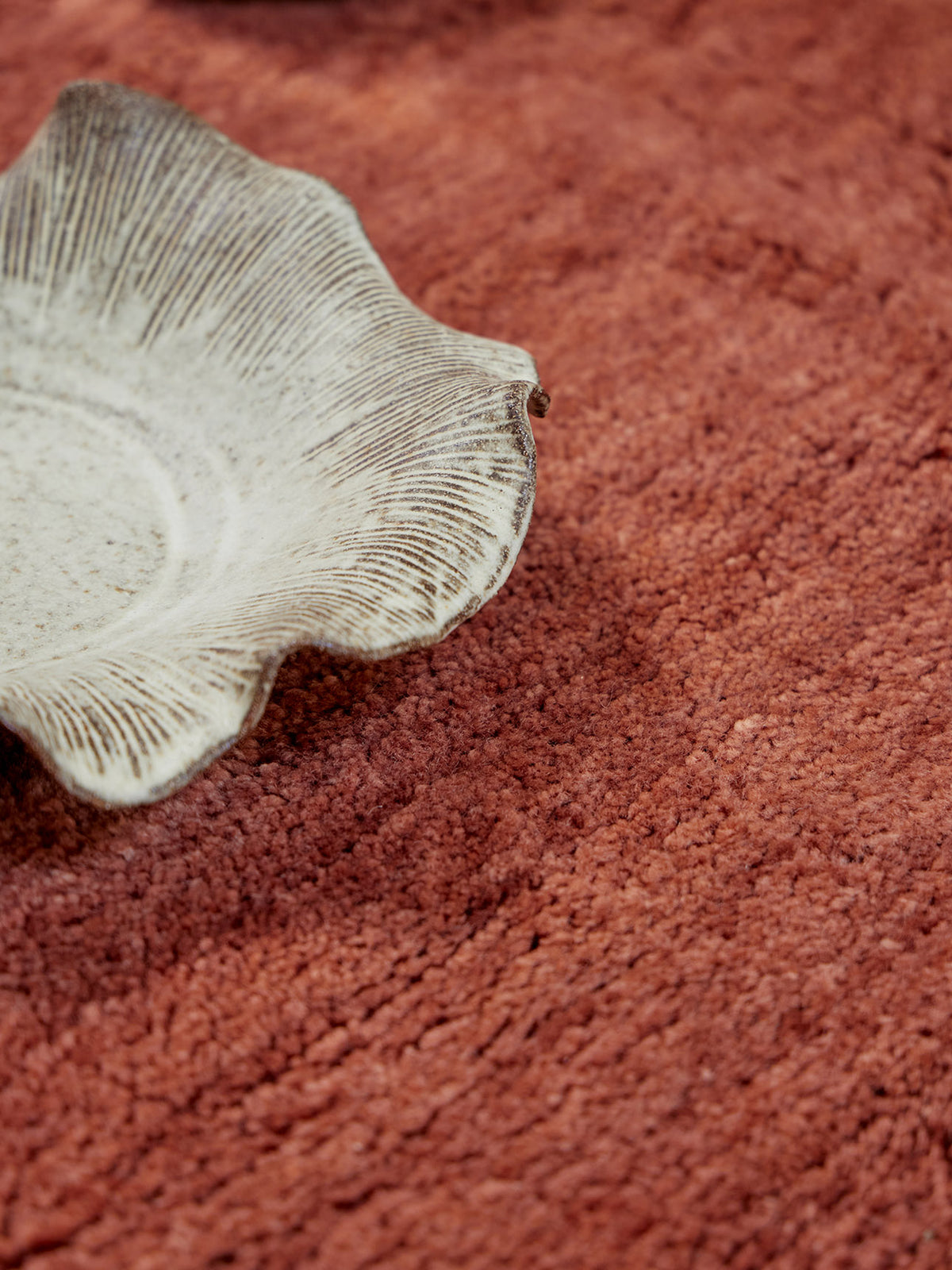 Waikato Terracotta Washable Wool Abrash Dyed Rug