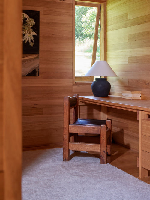 Otago blue ash washable wool berber rug