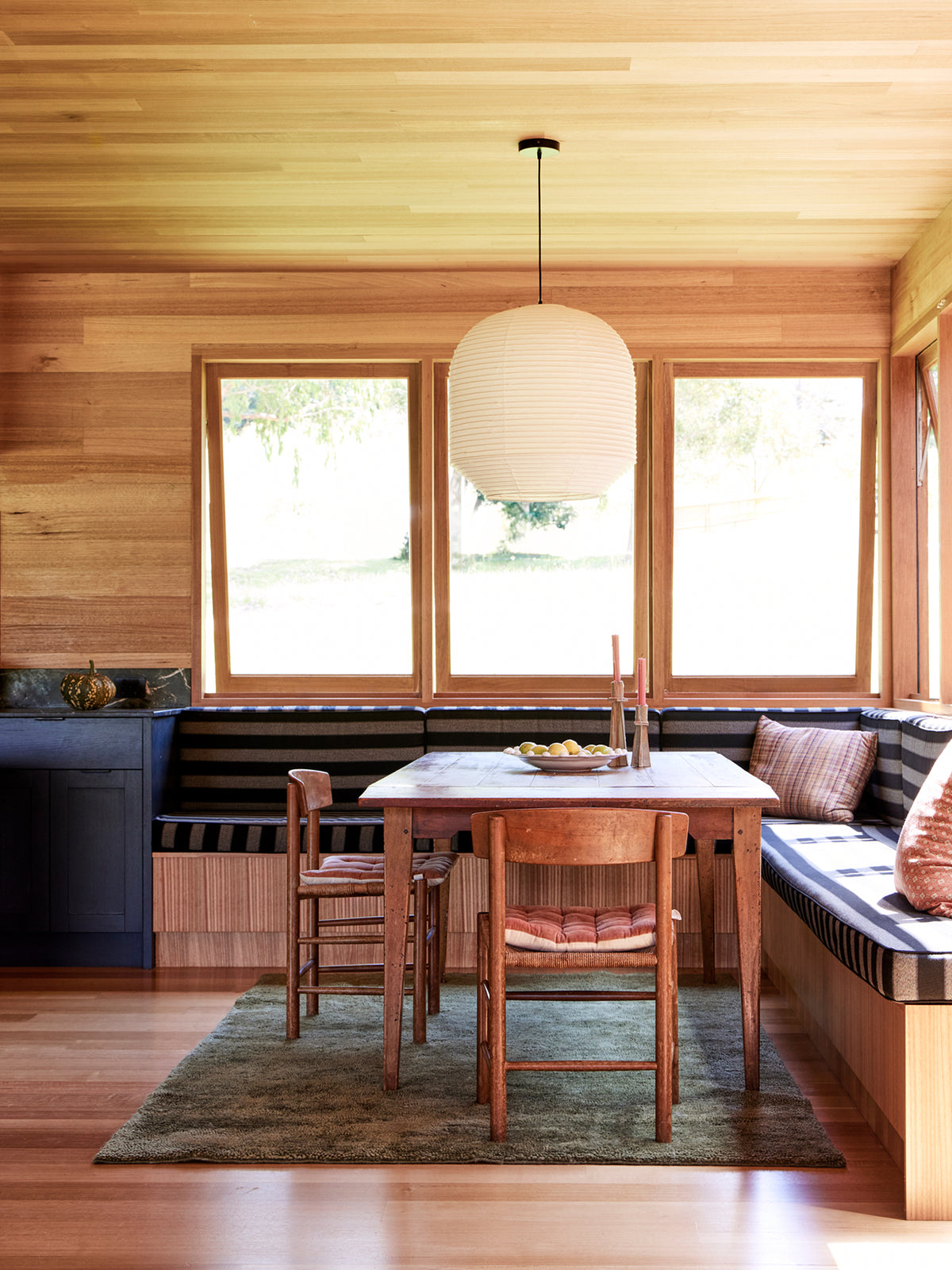 Otago Dark Olive Washable Wool Berber Rug