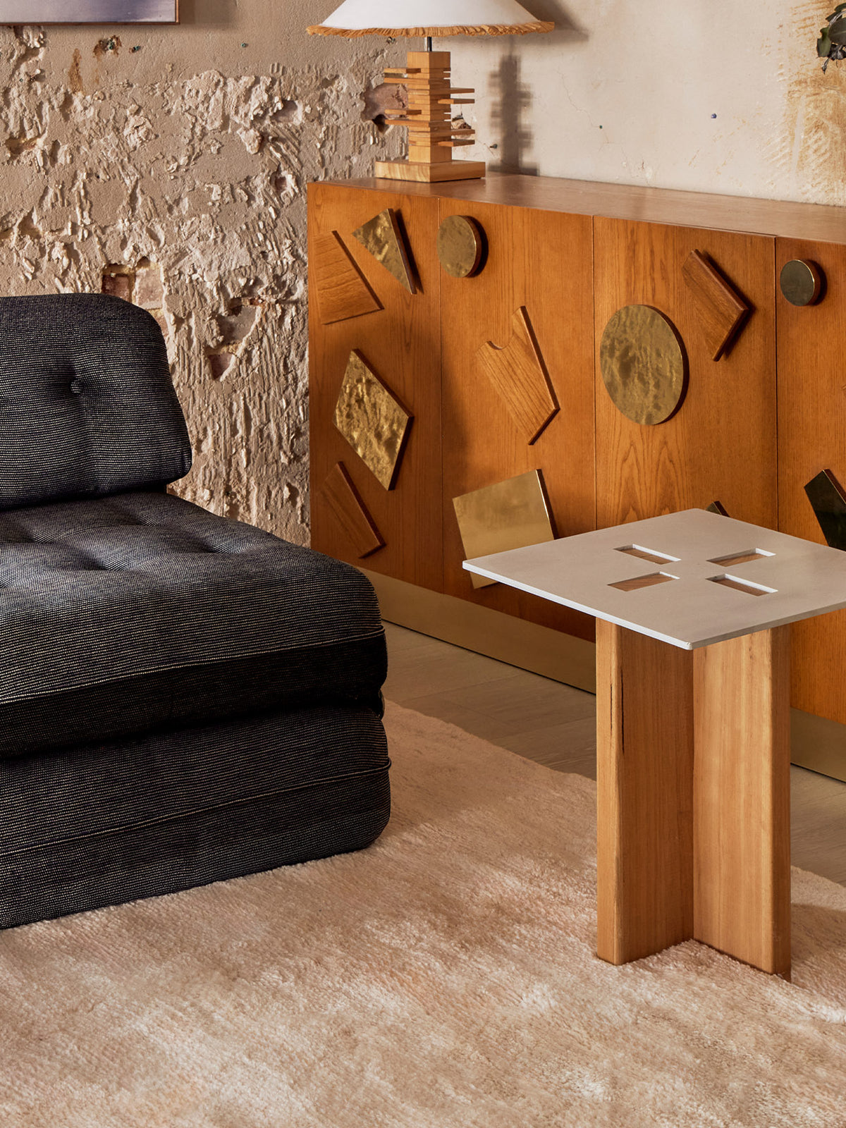 Waikato Soft Cream Washable Wool Abrash Dyed Swatch