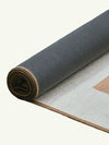 Square Beige Chenille Rug