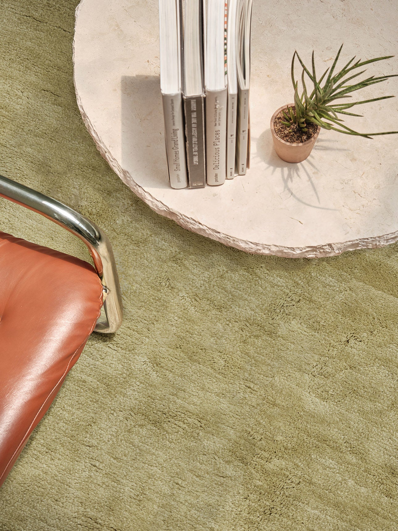 Waikato Sage Washable Wool Abrash Dyed Rug