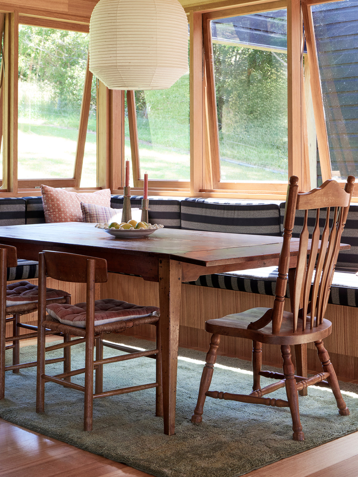 Otago Dark Olive Washable Wool Berber Rug