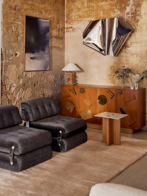 Waikato soft cream washable wool abrash dyed rug