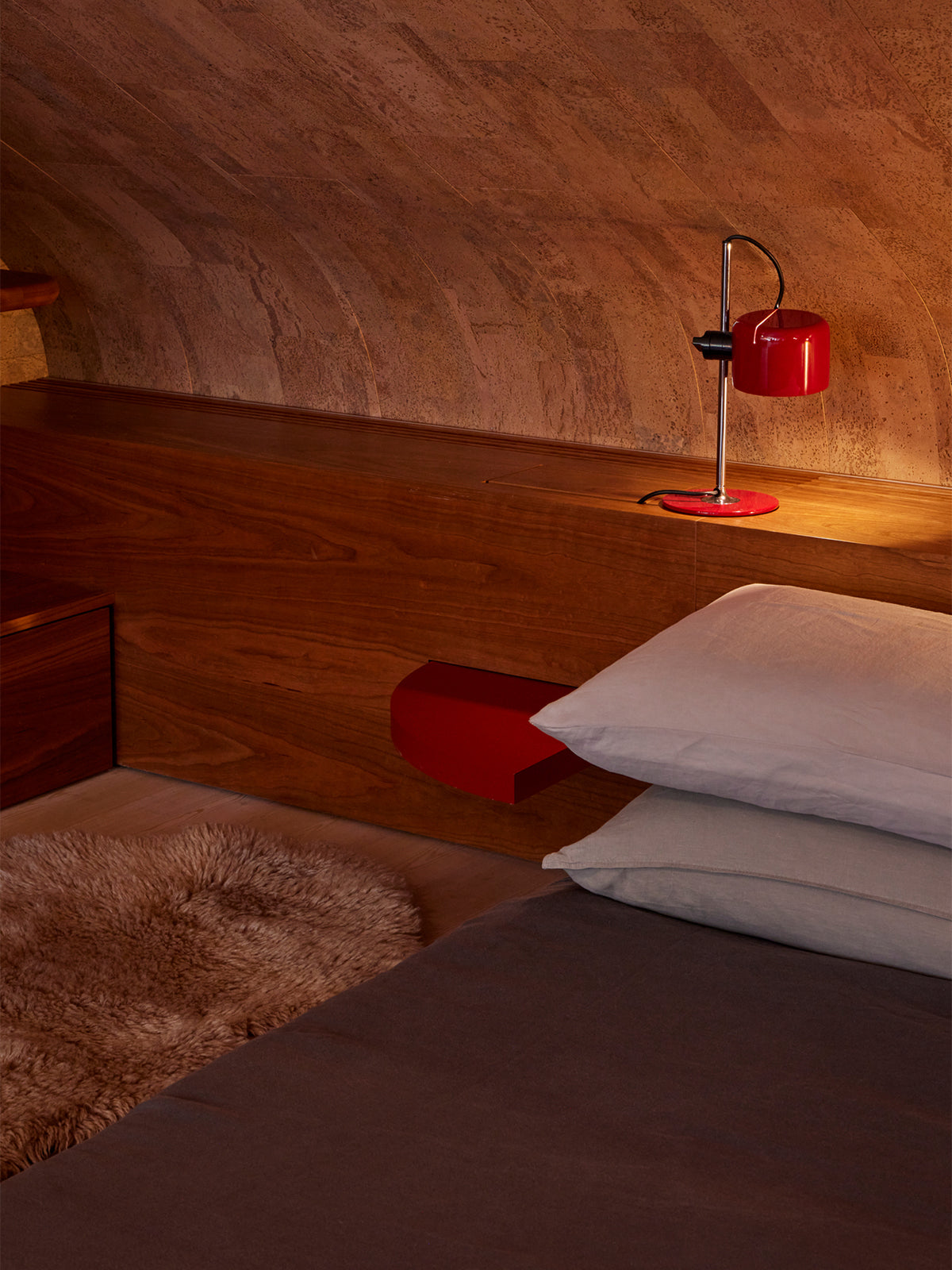 Mackenzie Dark Beige Washable Wool Sheepskin Shaped Rug