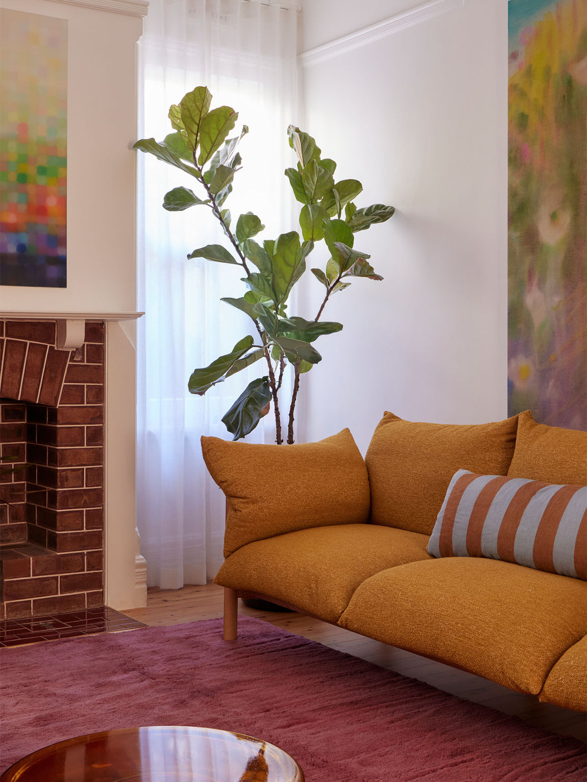 Nelson Burgundy Wine Washable Wool Fine Cut Pile Rug