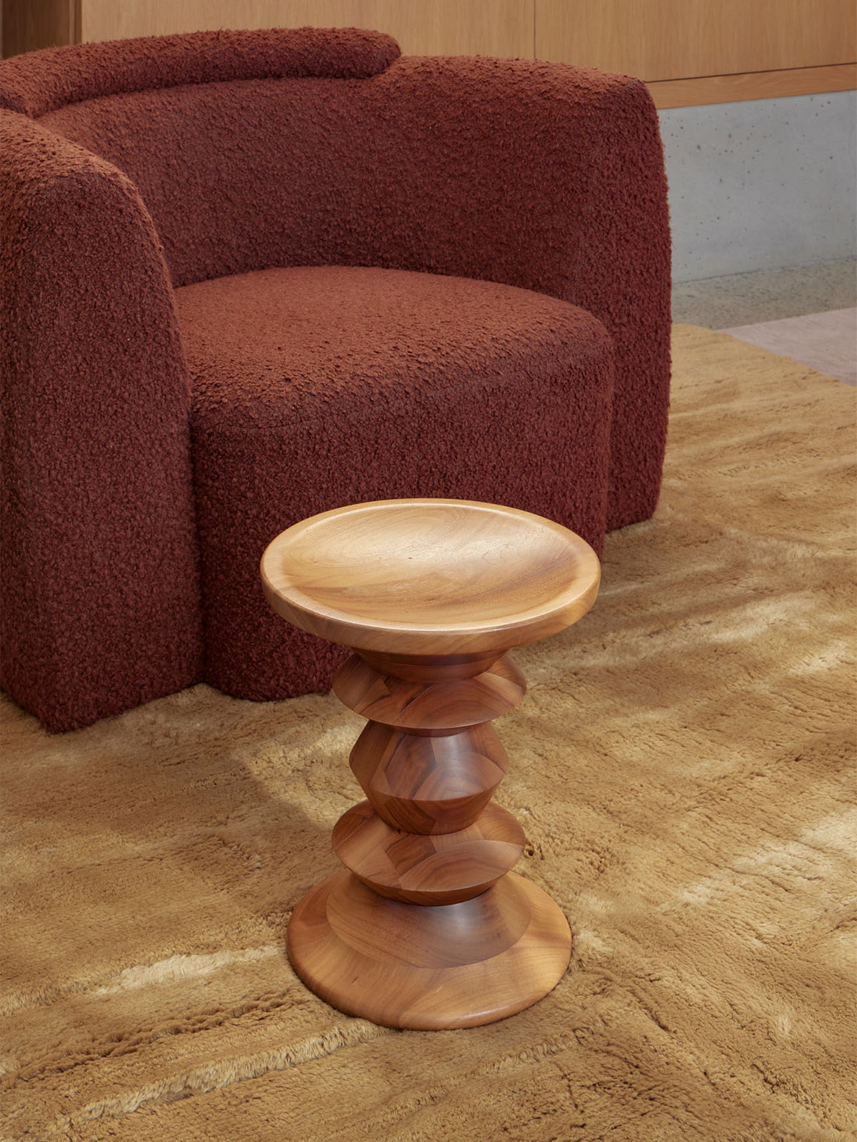 Nelson Dark Mustard Washable Wool Fine Cut Pile Swatch