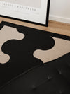 Aligned Black New Jute Runner